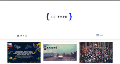 Desktop Screenshot of letype.fr